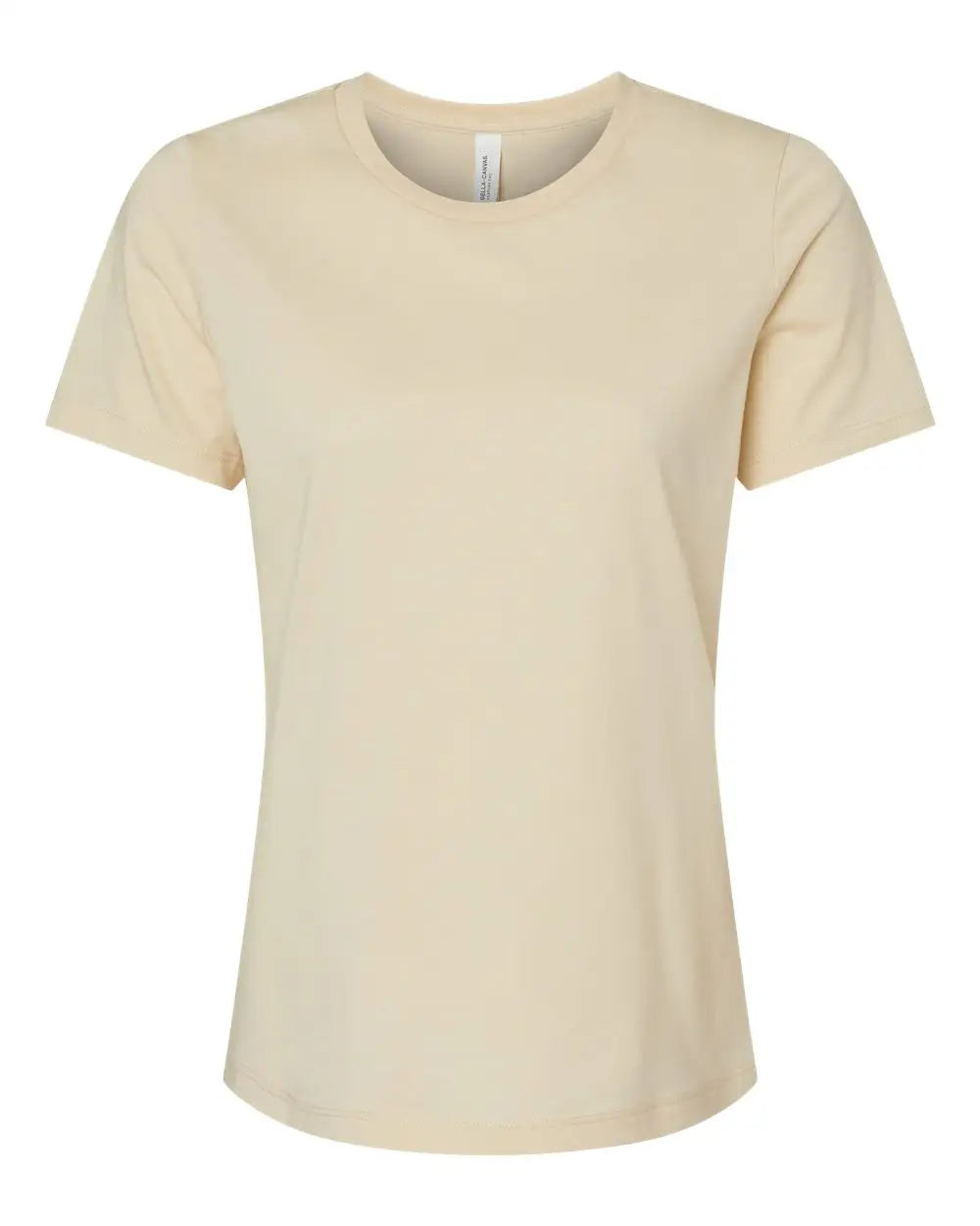 Bella + Canvas 6400cvc Women’s Relaxed Fit Heather Cvc Tee - Soft Cream - Ivory / s