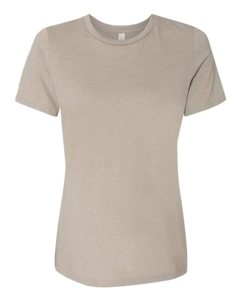 Bella + Canvas 6400cvc Women’s Relaxed Fit Heather Cvc Tee - Stone - Ivory / s