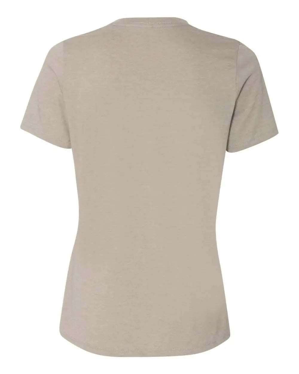 Bella + Canvas 6400cvc Women’s Relaxed Fit Heather Cvc Tee - Stone - Ivory / s