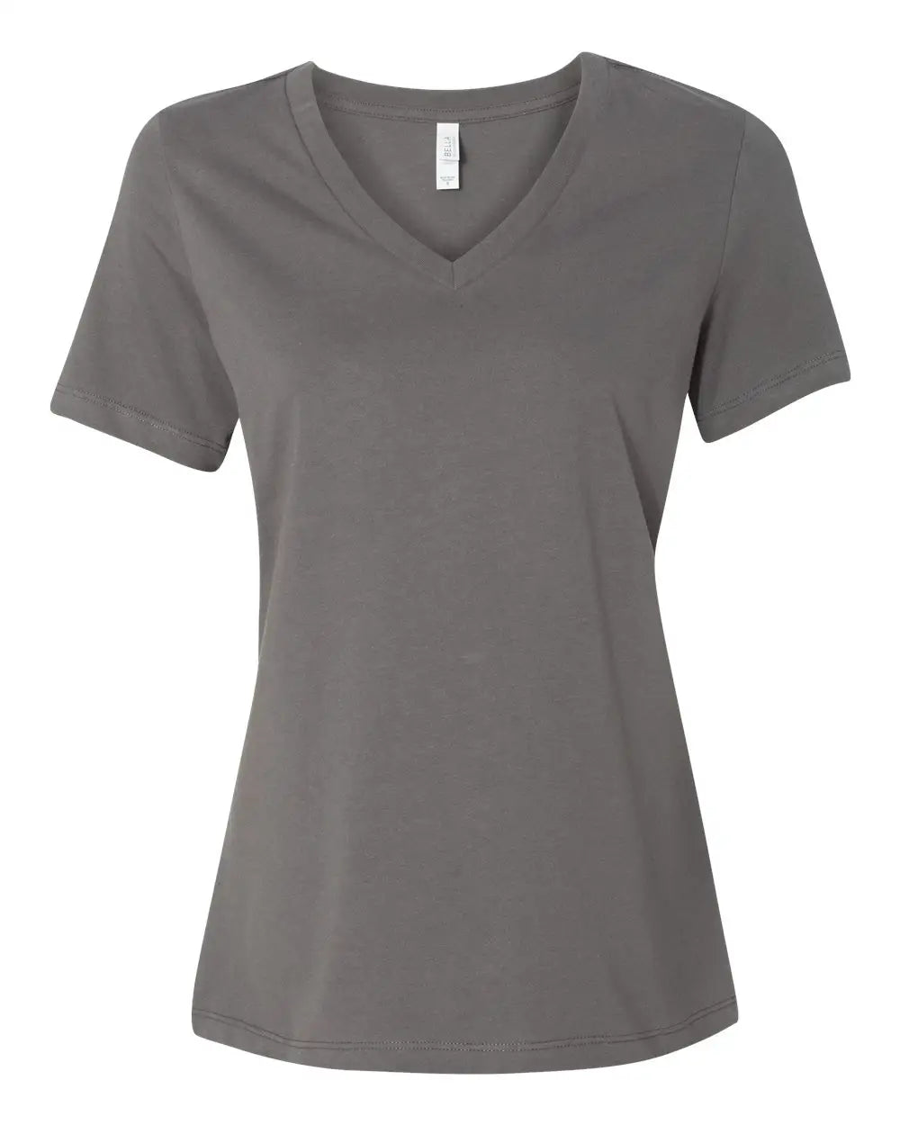 Bella + Canvas 6405 Women’s Relaxed Jersey V-neck Tee - Asphalt