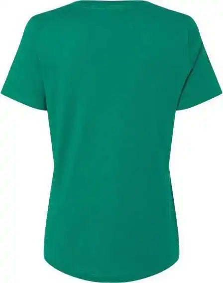 Bella + Canvas 6405 Womens Relaxed Jersey V-neck Tee - Kelly