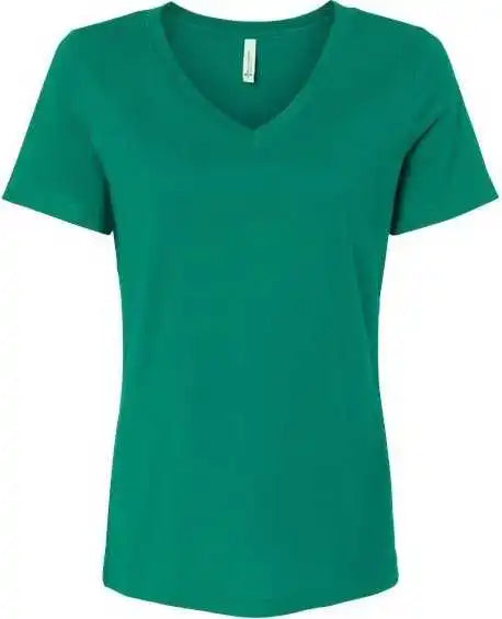 Bella + Canvas 6405 Womens Relaxed Jersey V-neck Tee - Kelly
