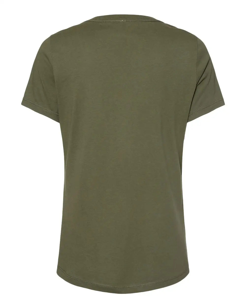 Bella + Canvas 6405 Women’s Relaxed Jersey V-neck Tee - Military Green