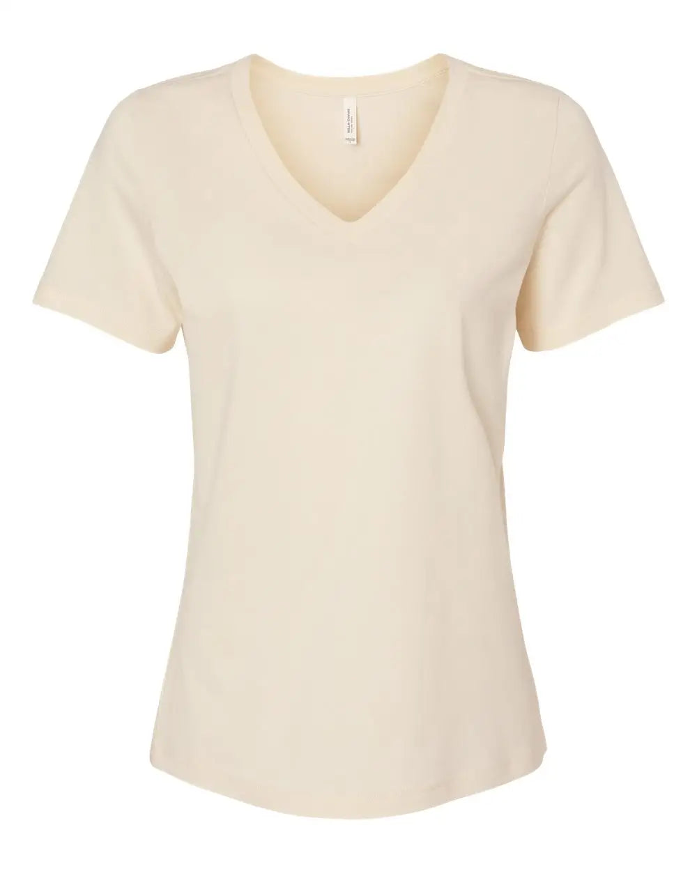 Bella + Canvas 6405 Women’s Relaxed Jersey V-neck Tee - Natural