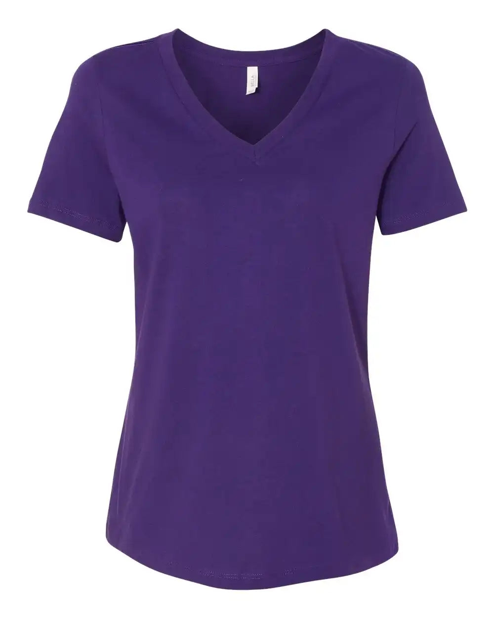 Bella + Canvas 6405 Women’s Relaxed Jersey V-neck Tee - Team Purple - s