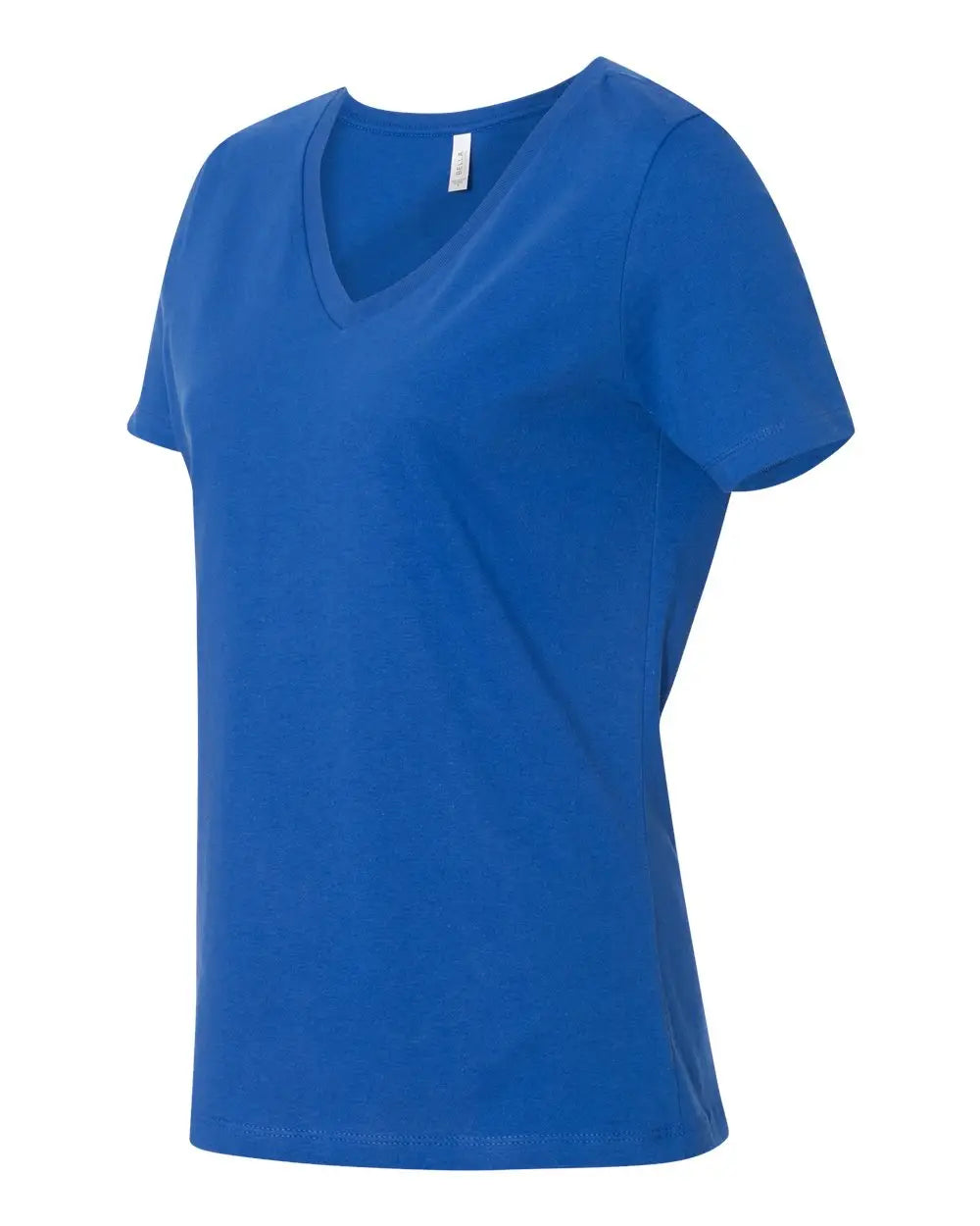Bella + Canvas 6405 Women’s Relaxed Jersey V-neck Tee - True Royal