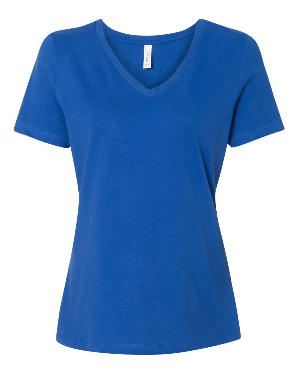Bella + Canvas 6405 Women’s Relaxed Jersey V-neck Tee - True Royal - s