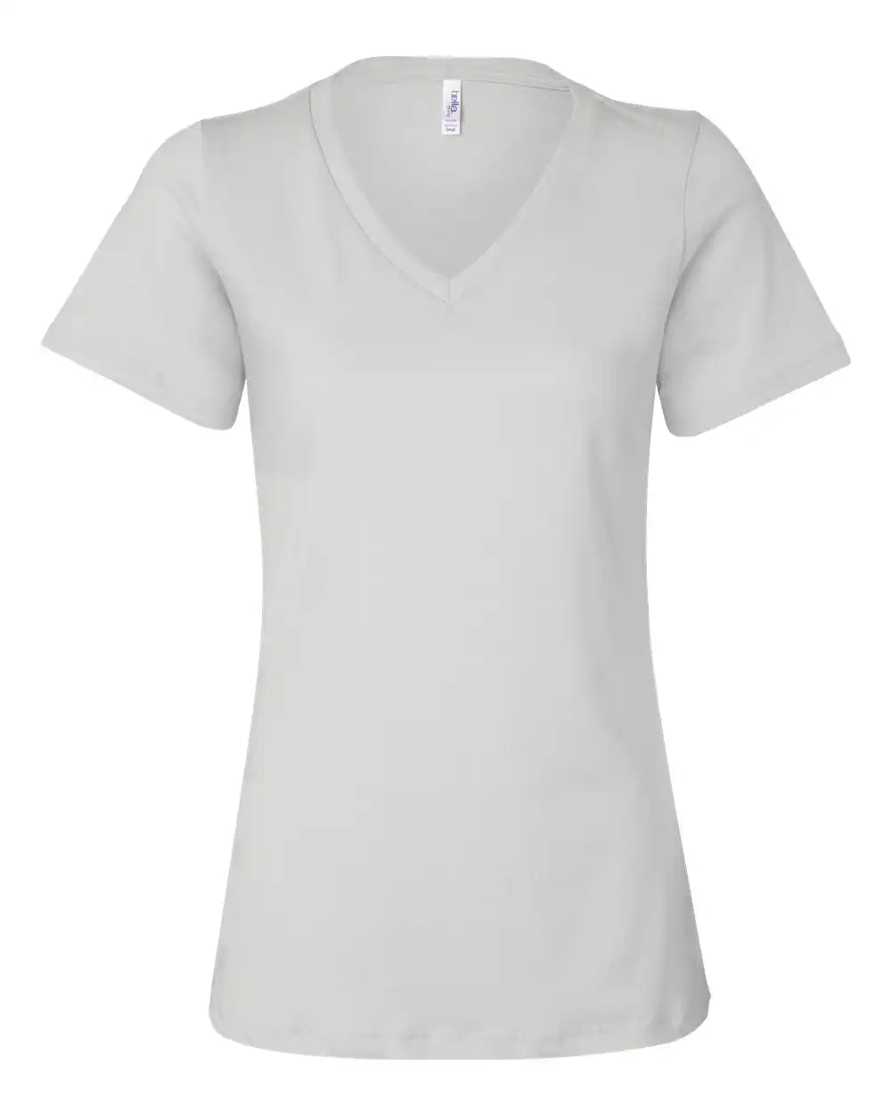 Bella + Canvas 6405 Women’s Relaxed Jersey V-neck Tee - White - s