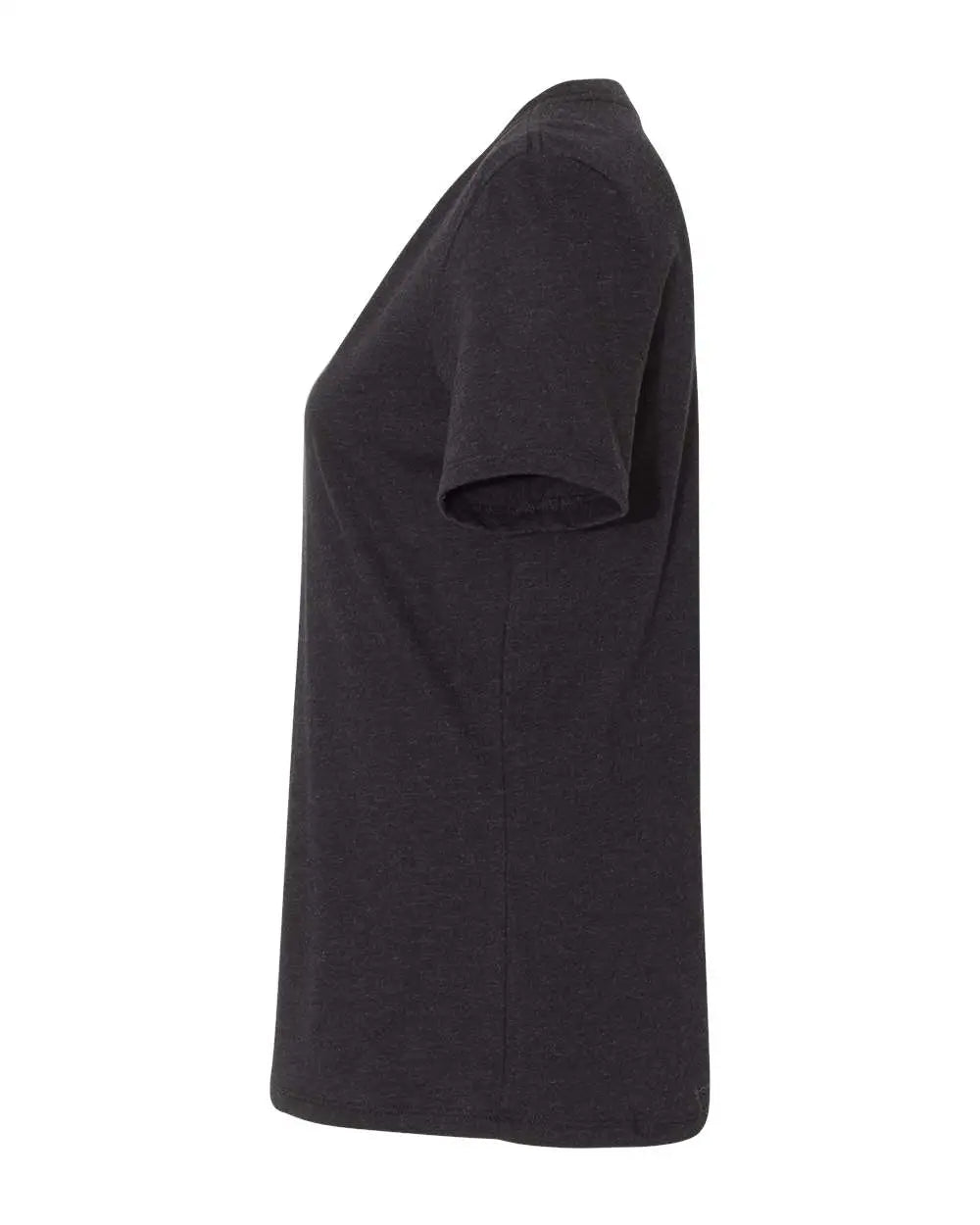 Bella + Canvas 6405cvc Women’s Relaxed Heather Cvc V-neck Tee - Black