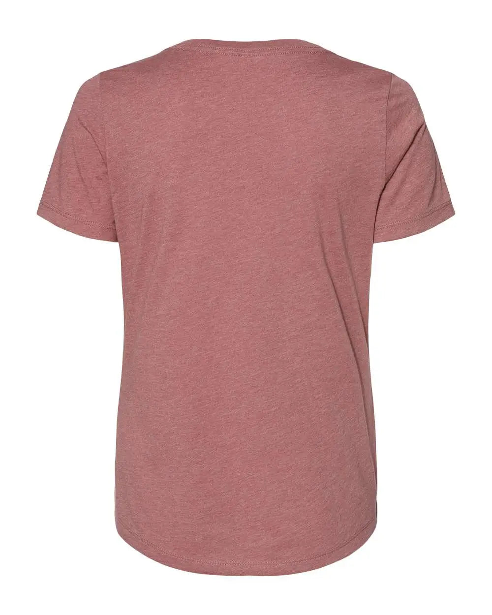 Bella + Canvas 6405cvc Women’s Relaxed Heather Cvc V-neck Tee - Mauve