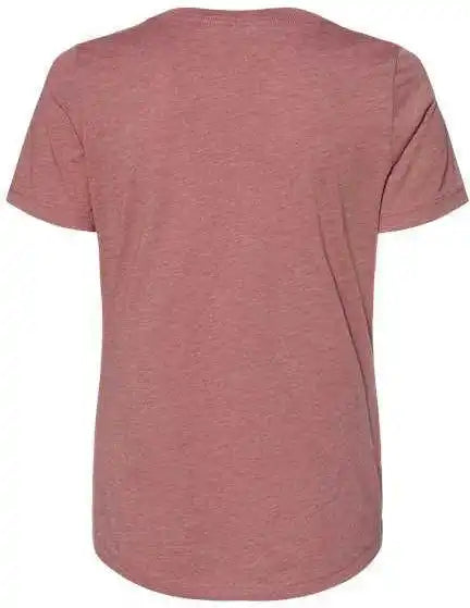 Bella + Canvas 6405cvc Women’s Relaxed Heather Cvc v Neck Tee Mauve