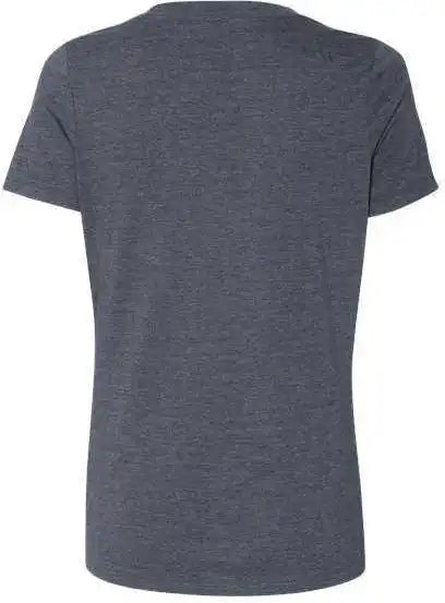 Bella + Canvas 6405cvc Women’s Relaxed Heather Cvc v Neck Tee Navy