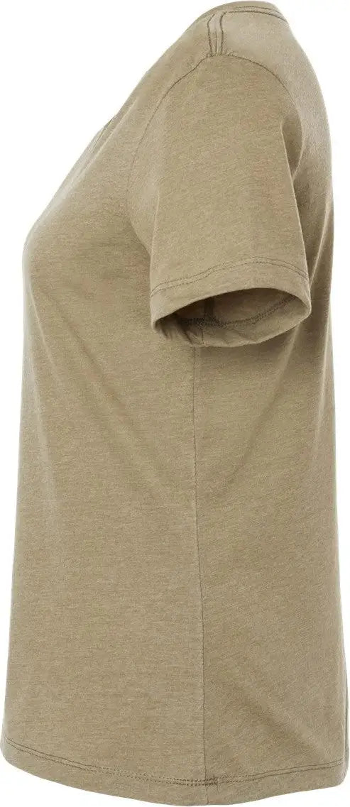 Bella + Canvas 6405cvc Women’s Relaxed Heather Cvc V-neck Tee - Olive
