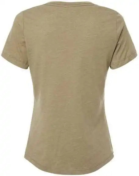 Bella + Canvas 6405cvc Women’s Relaxed Heather Cvc v Neck Tee Olive