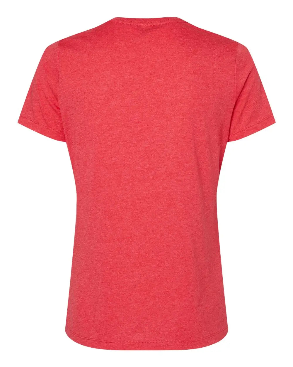 Bella + Canvas 6405cvc Women’s Relaxed Heather Cvc V-neck Tee - Red