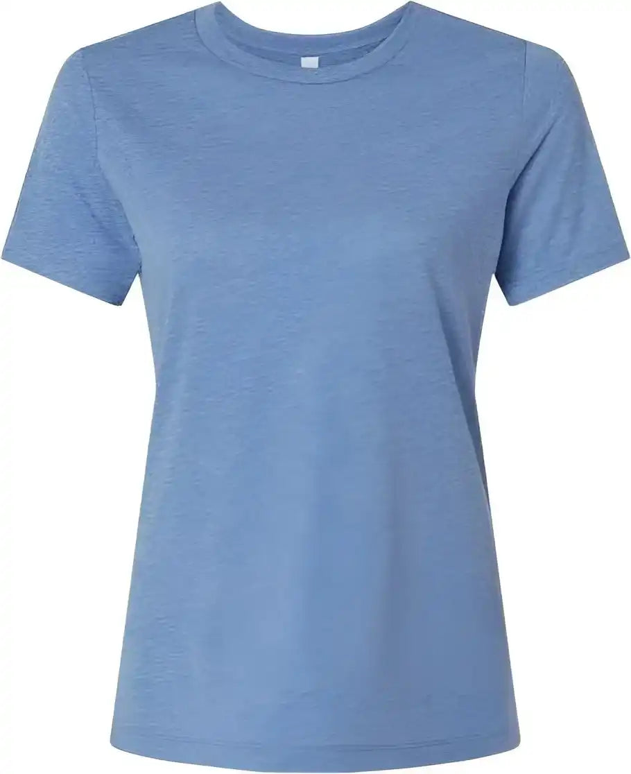 Bella + Canvas 6413 Womens Relaxed Fit Triblend Tee Blue