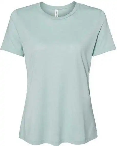 Bella + Canvas 6413 Womens Relaxed Fit Triblend Tee Dusty Blue