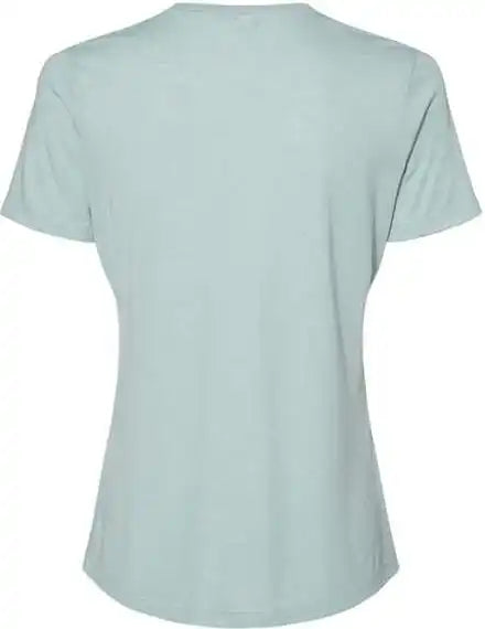Bella + Canvas 6413 Womens Relaxed Fit Triblend Tee Dusty Blue