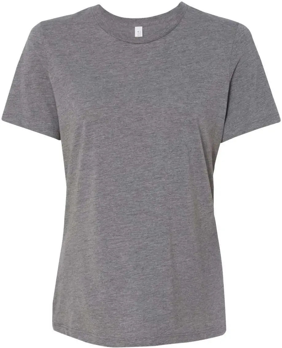 Bella + Canvas 6413 Women’s Relaxed Fit Triblend Tee - Grey