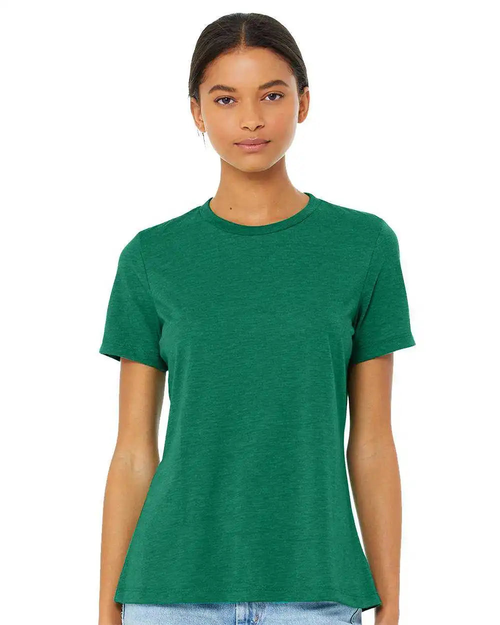 Bella + Canvas 6413 Womens Relaxed Fit Triblend Tee - Kelly