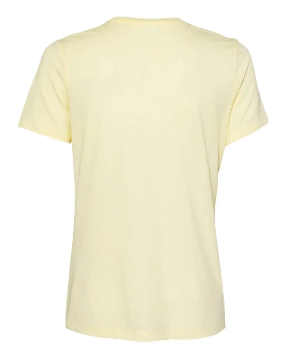 Bella + Canvas 6413 Women’s Relaxed Fit Triblend Tee - Pale Yellow