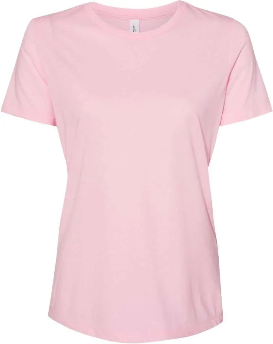 Bella + Canvas 6413 Women’s Relaxed Fit Triblend Tee - Pink - s