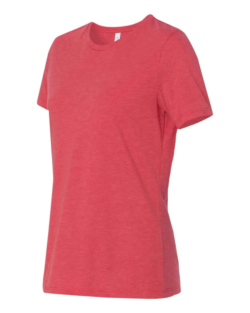Bella + Canvas 6413 Women’s Relaxed Fit Triblend Tee - Red - s