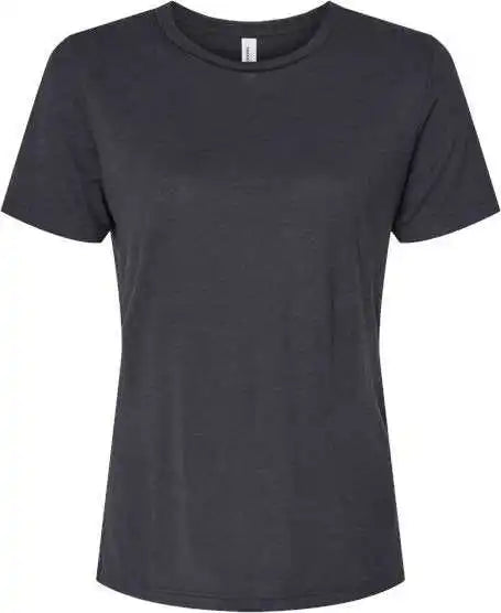Bella + Canvas 6413 Womens Relaxed Fit Triblend Tee Solid Dark Gray