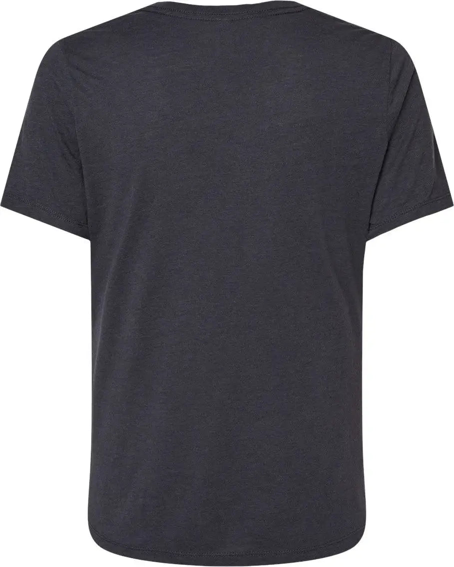 Bella + Canvas 6413 Women’s Relaxed Fit Triblend Tee - Solid Dark Grey