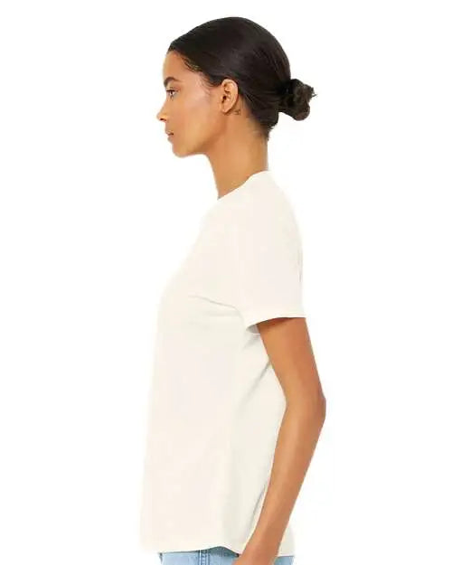 Bella + Canvas 6413 Women’s Relaxed Fit Triblend Tee - Solid Natural