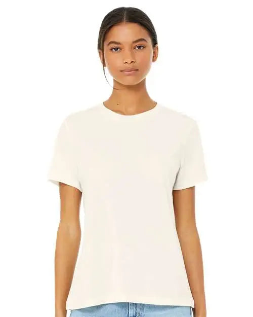 Bella + Canvas 6413 Women’s Relaxed Fit Triblend Tee - Solid Natural