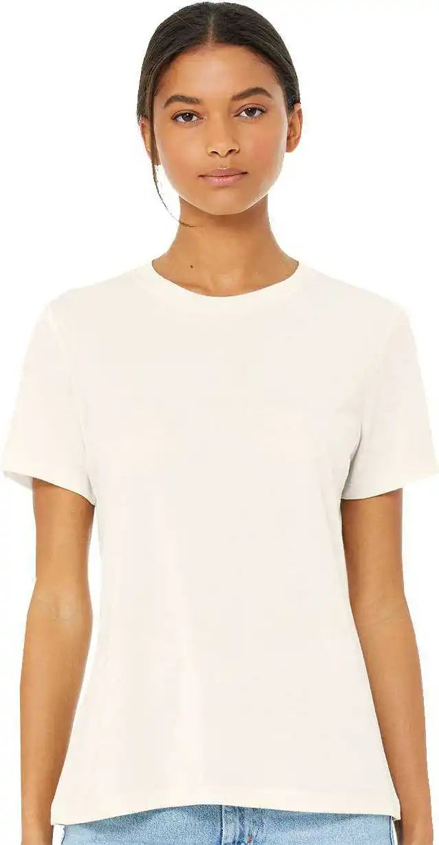 Bella + Canvas 6413 Womens Relaxed Fit Triblend Tee - Solid Natural