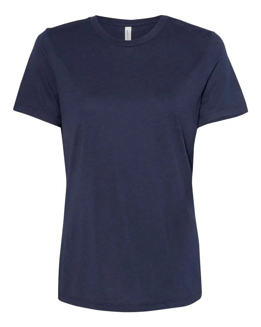 Bella + Canvas 6413 Women’s Relaxed Fit Triblend Tee - Solid Navy - s