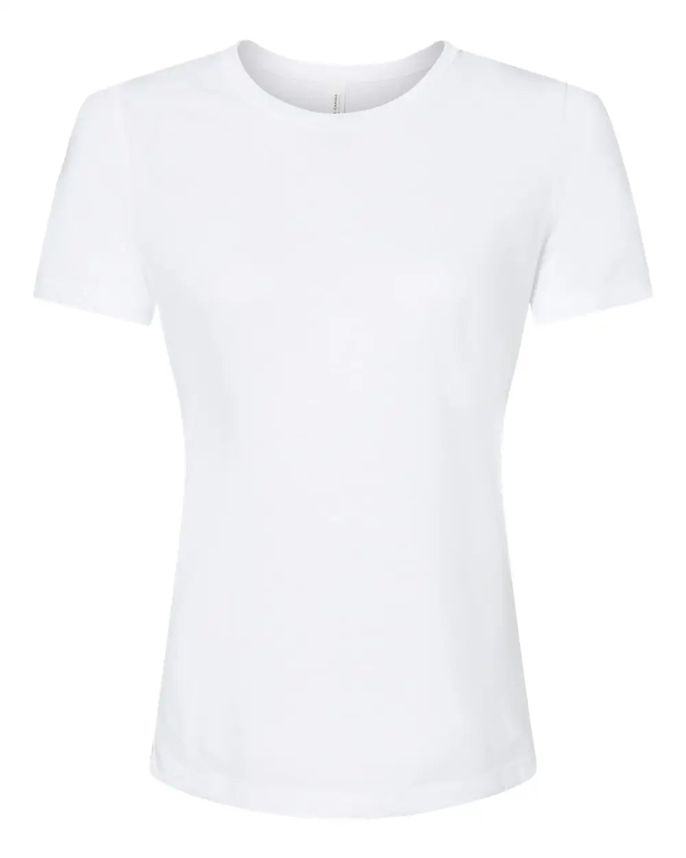 Bella + Canvas 6413 Women’s Relaxed Fit Triblend Tee - Solid White - s