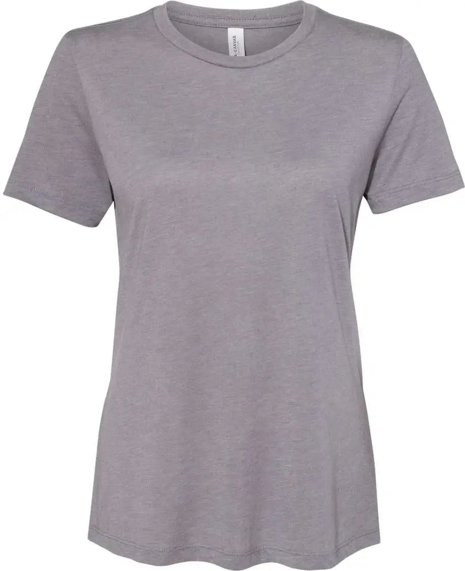 Bella + Canvas 6413 Women’s Relaxed Fit Triblend Tee - Storm - Dark Gray / s