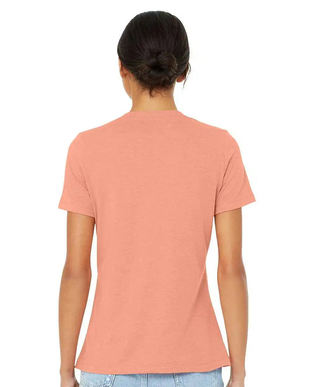 Bella + Canvas 6413 Womens Relaxed Fit Triblend Tee - Sunset