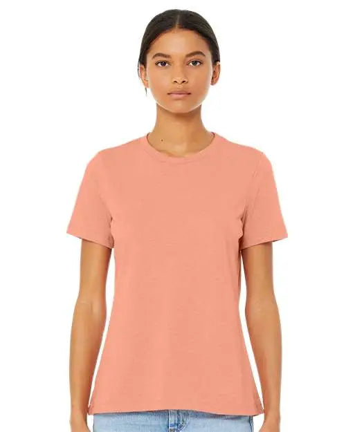Bella + Canvas 6413 Women’s Relaxed Fit Triblend Tee - Sunset