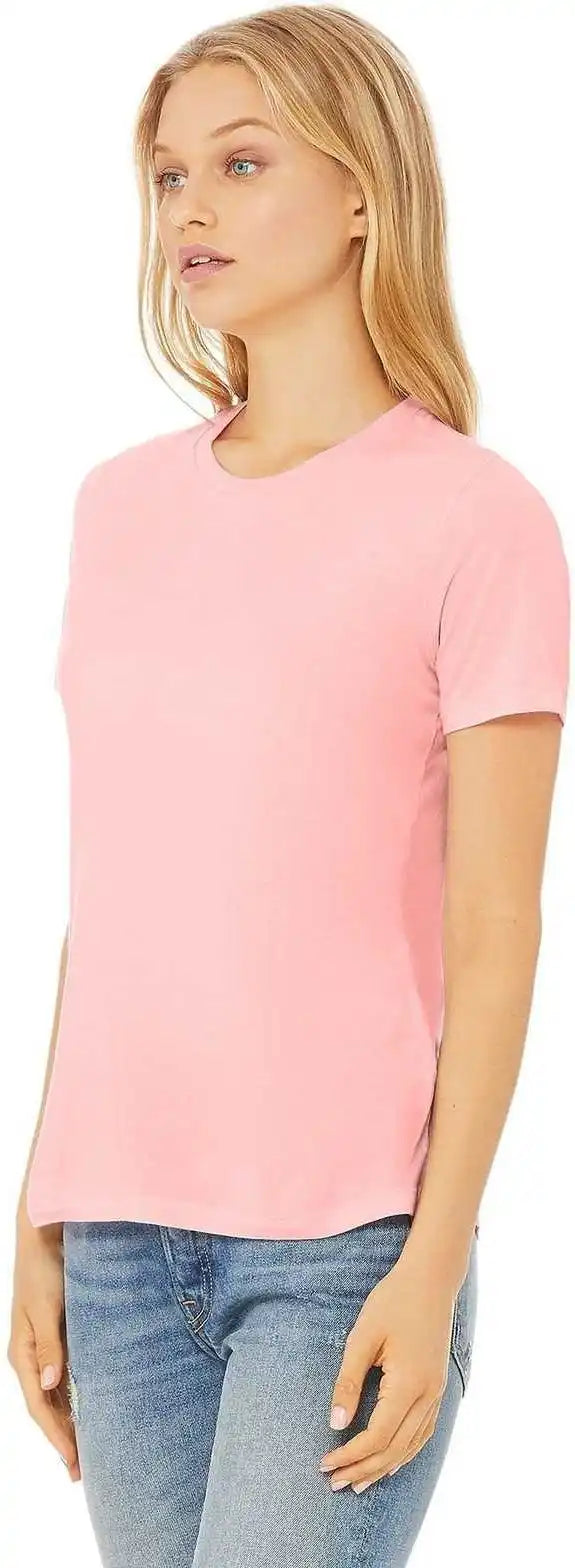 Bella + Canvas 6413 Women’s Relaxed Triblend Short Sleeve Tee Pink