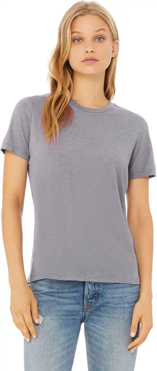 Bella + Canvas 6413 Women’s Relaxed Triblend Short Sleeve Tee Storm