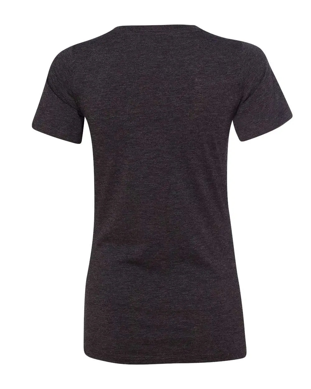 Bella + Canvas 6415 Women’s Relaxed Triblend Short Sleeve V-neck Tee - Charcoal Black