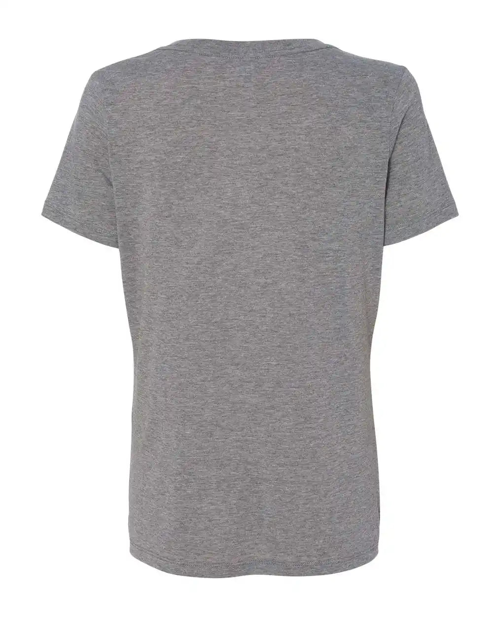 Bella + Canvas 6415 Women’s Relaxed Triblend Short Sleeve V-neck Tee - Grey - s