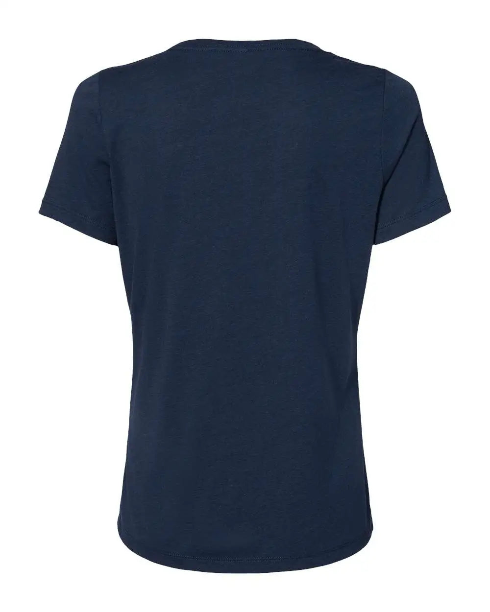 Bella + Canvas 6415 Women’s Relaxed Triblend Short Sleeve V-neck Tee - Solid Navy - s