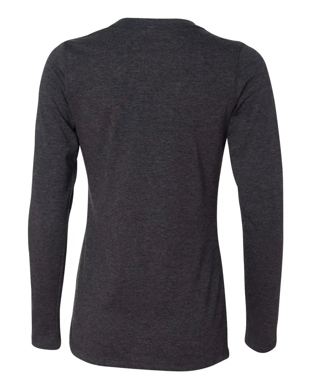 Bella + Canvas 6450 Women’s Relaxed Jersey Long Sleeve Tee - Dark Grey Heather - Gray / m