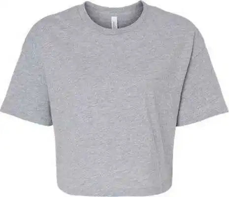 Bella + Canvas 6482 Women’s Jersey Crop Tee Athletic Heather