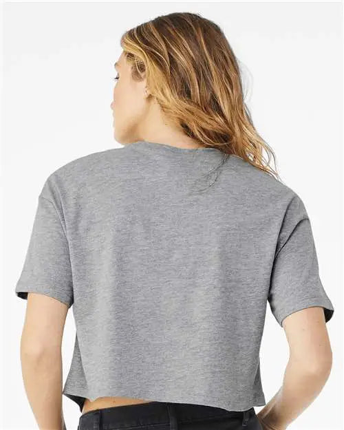 Bella + Canvas 6482 Women’s Jersey Crop Tee - Athletic Heather