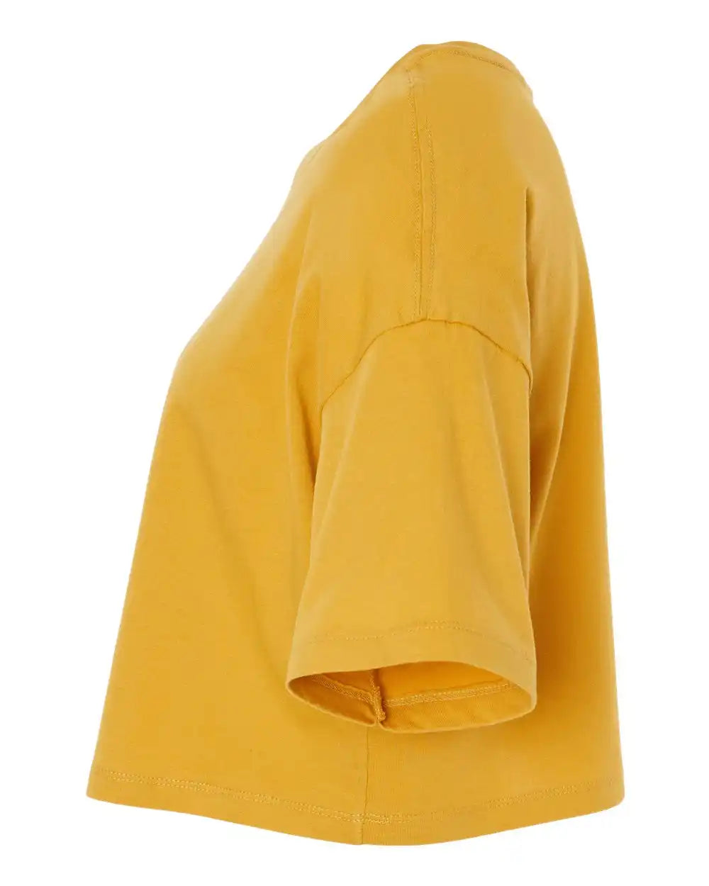 Bella + Canvas 6482 Women’s Jersey Crop Tee - Mustard