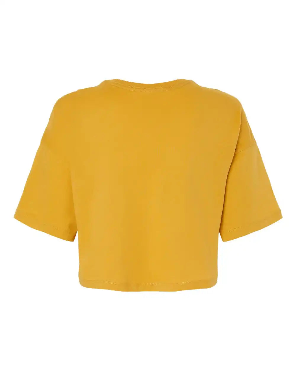 Bella + Canvas 6482 Women’s Jersey Crop Tee - Mustard - s