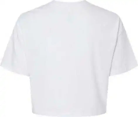 Bella + Canvas 6482 Women’s Jersey Crop Tee White