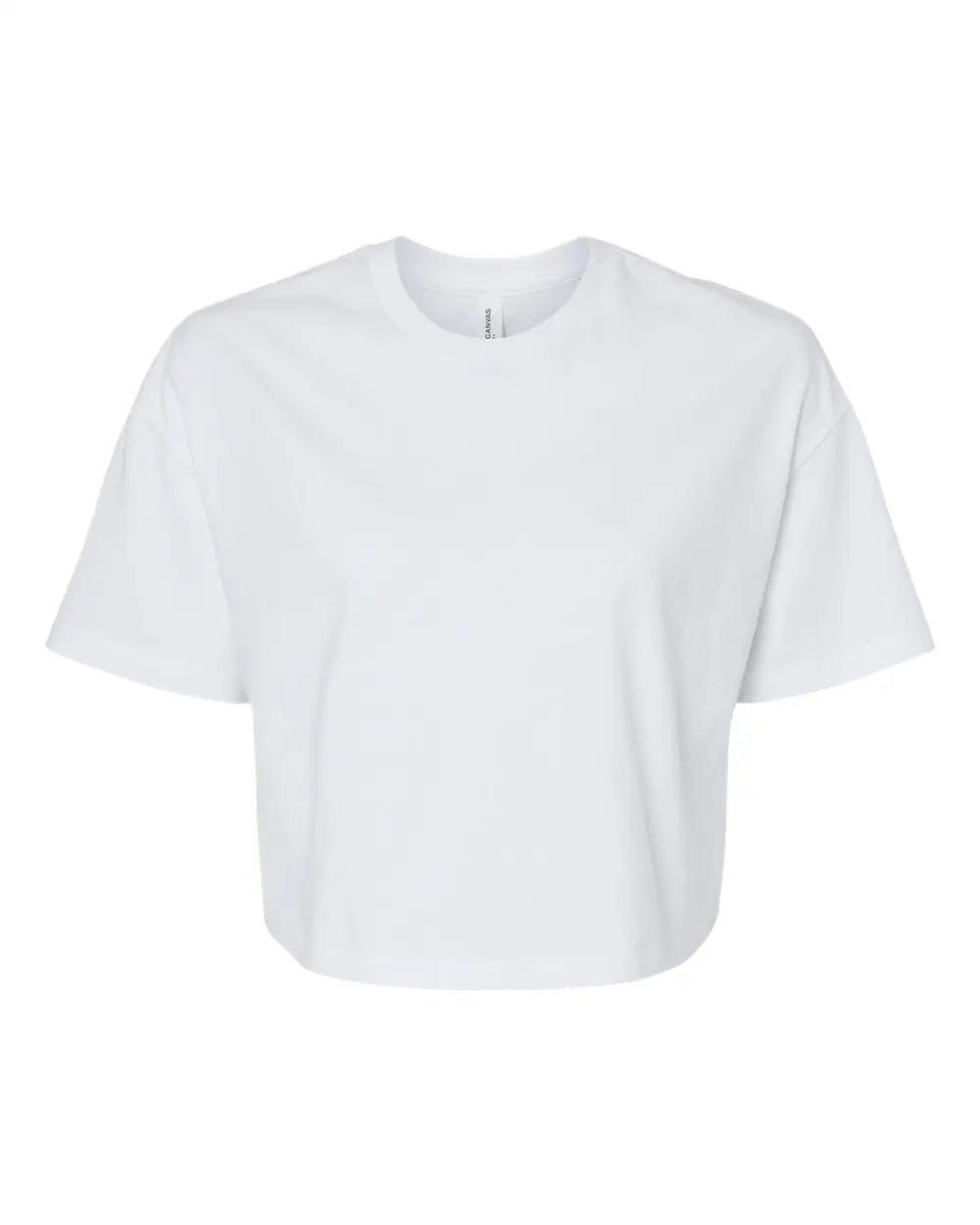 Bella + Canvas 6482 Women’s Jersey Crop Tee - White - s