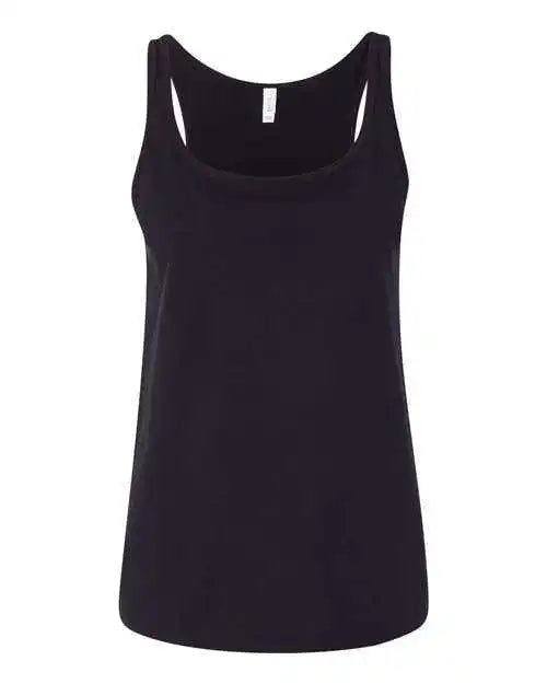 Bella + Canvas 6488 Womens Relaxed Jersey Tank - Black